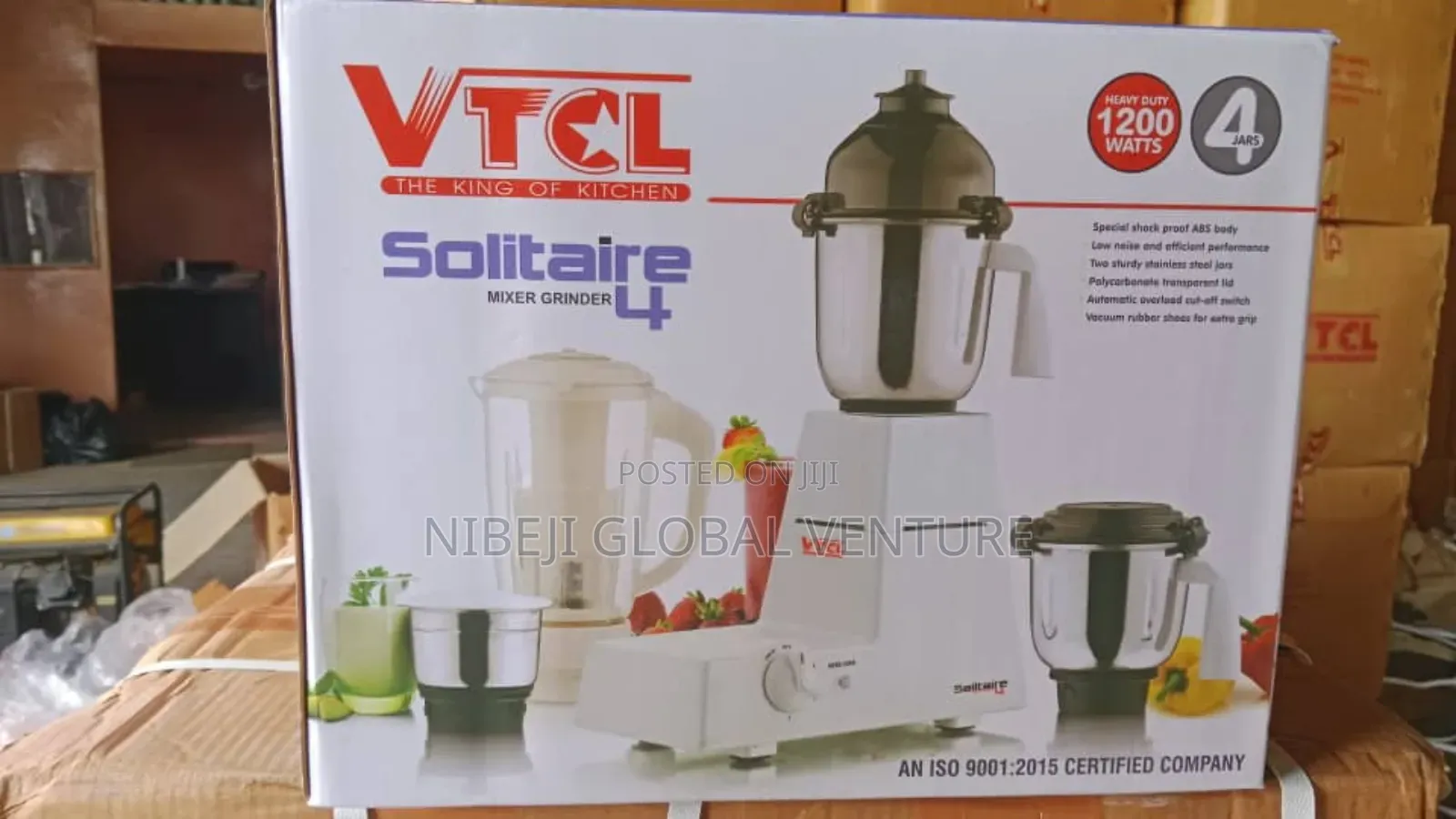 4jar Solitaire 1200watts VTCL Grinder