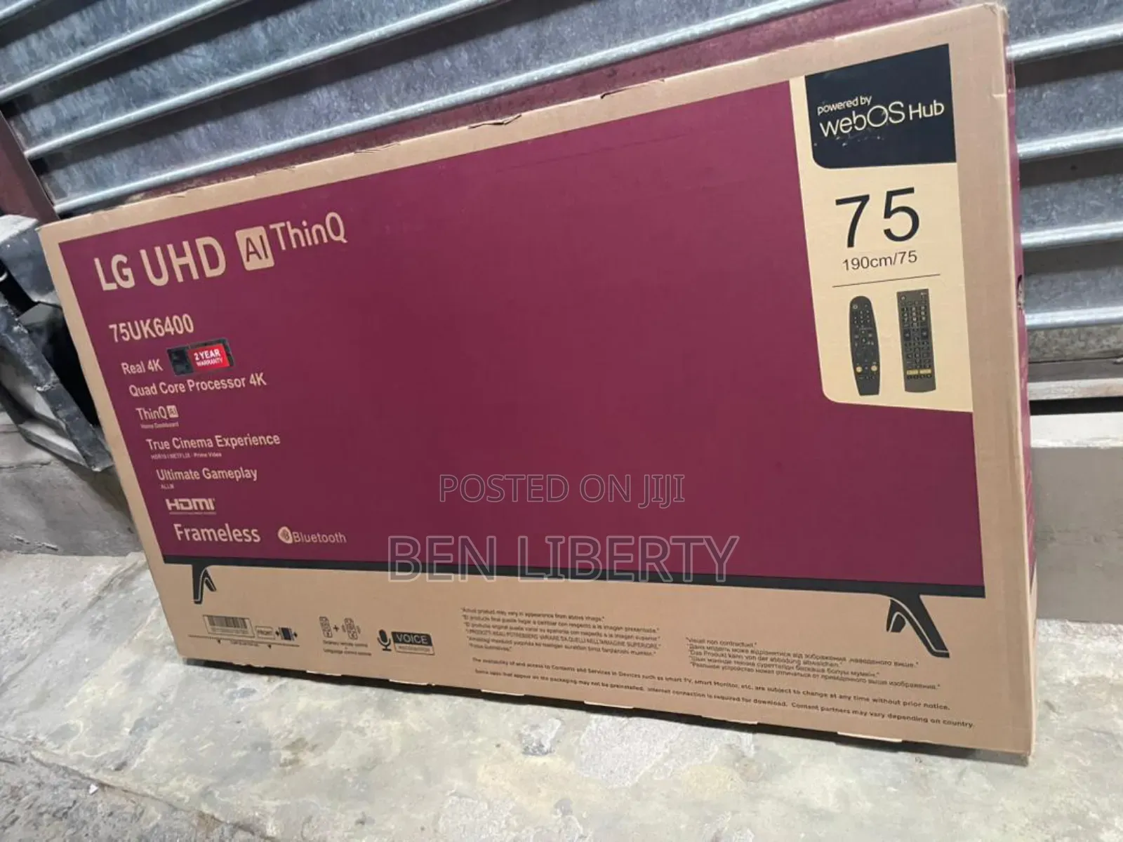 Webos 75 Inches Smart Tv Ai Tv