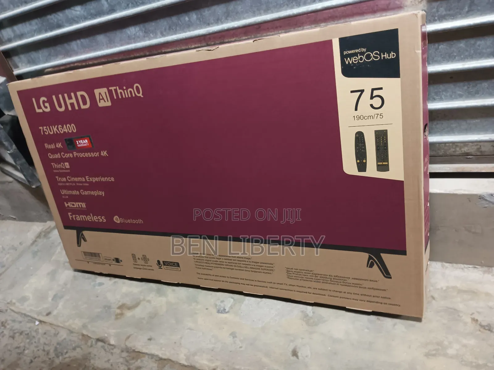 Webos 75 Inches Smart Tv Ai Tv