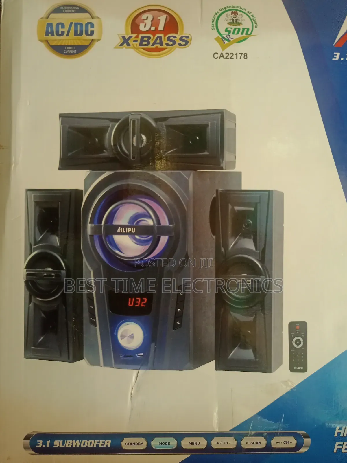 Ailipu 3.1 Multimedia Speaker (Sp- 6328)
