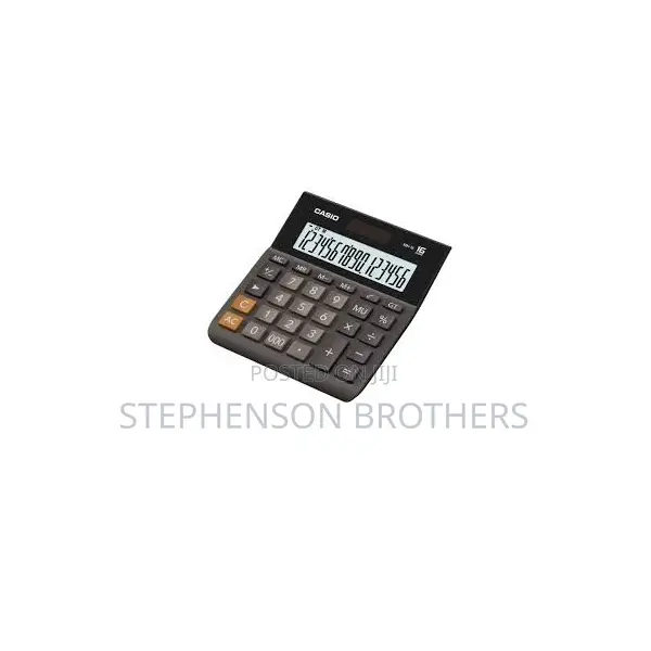 Casio Mh-16-Bk 16-Digit Desktop Calculator, Black