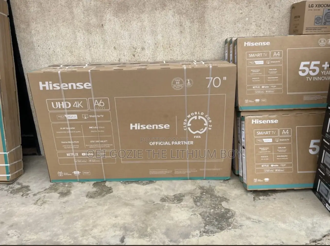 70 Inches Hisense Smart Television Available in Stock