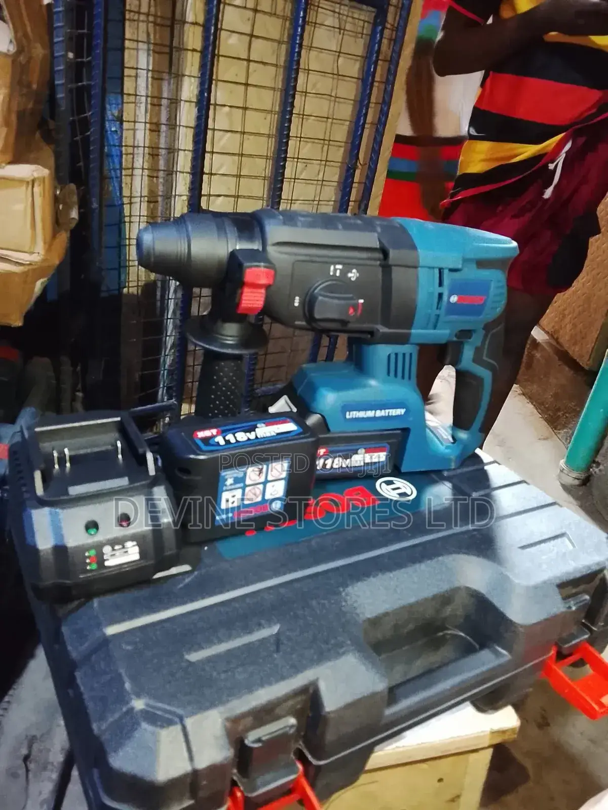 118vf Bosch Cordless Rotary Hammer Machine