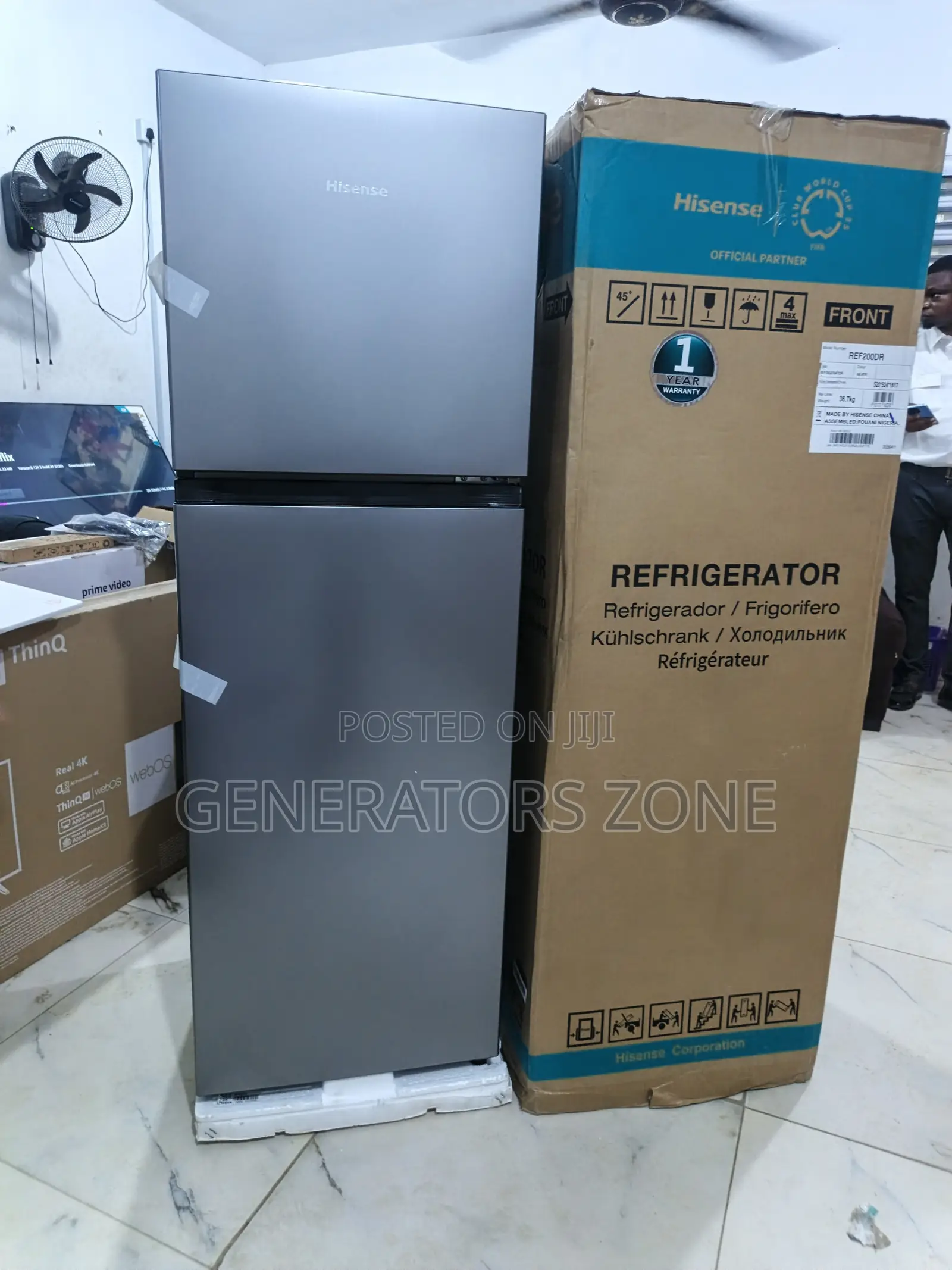 Hisense 154l Fridge 200dr – Ideal for Home Office
