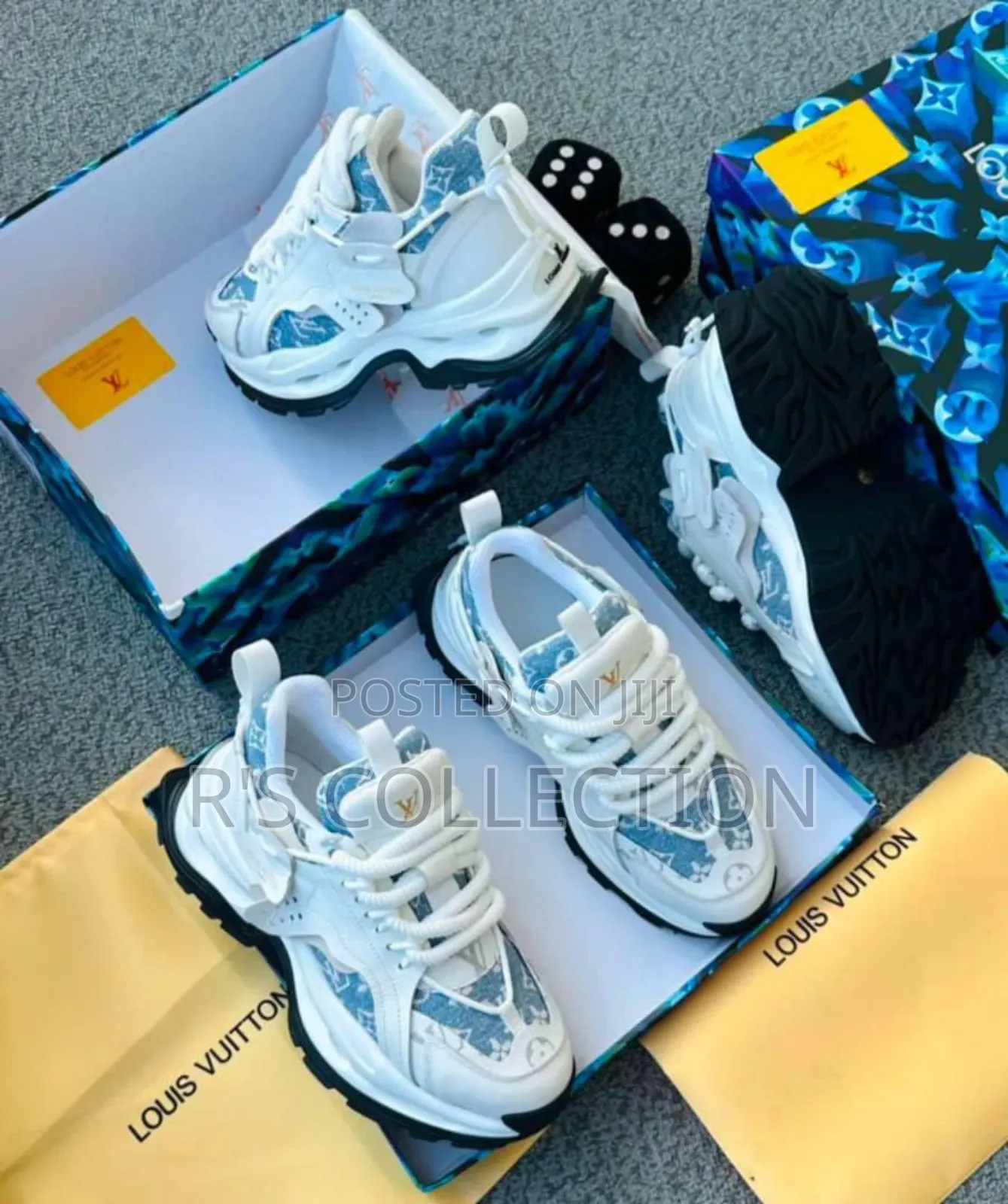 High Quality Louis Vuitton Luxury Unisex Sneakers