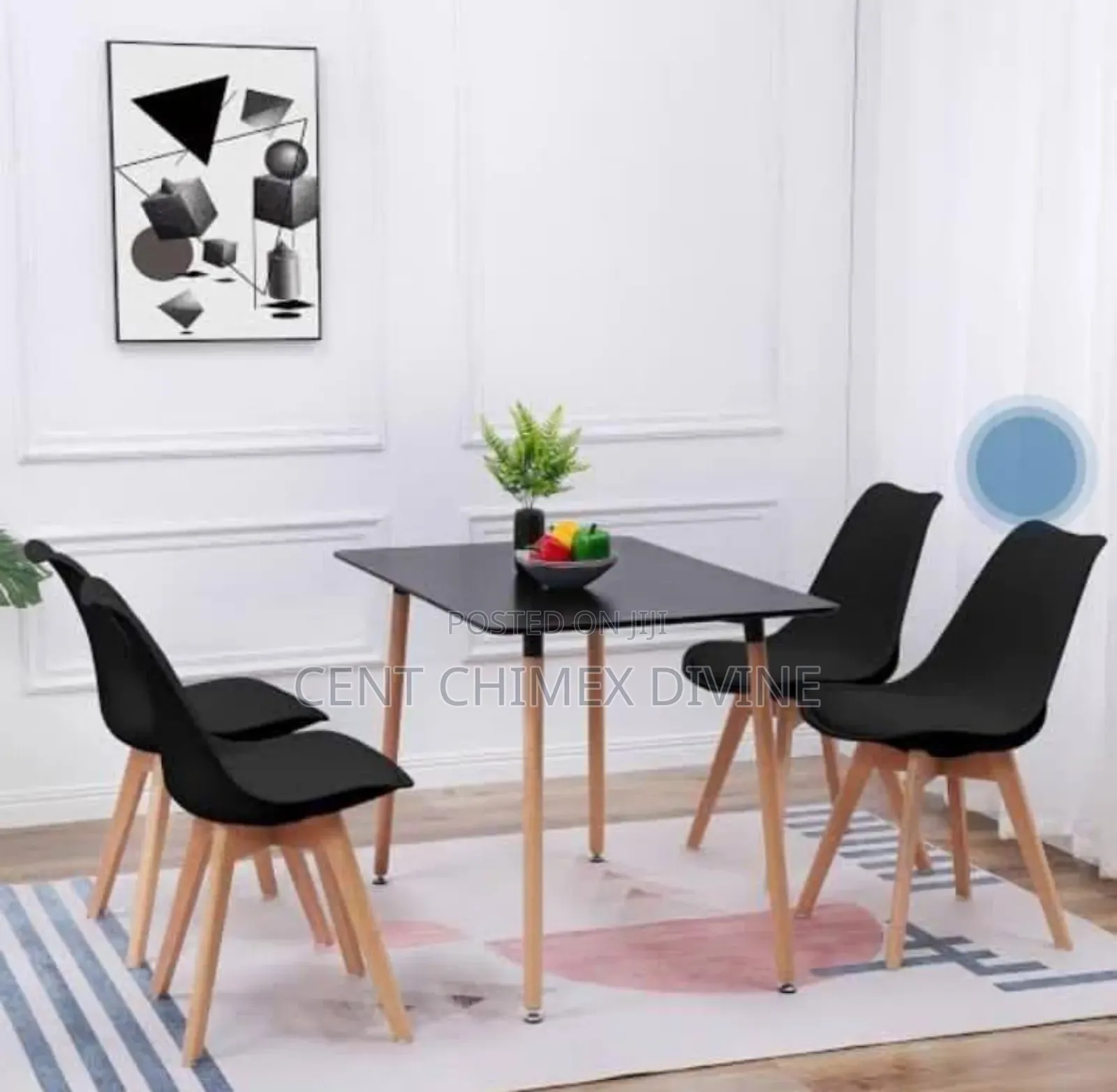 Minimalist Modern 4 Seater Dinning Set