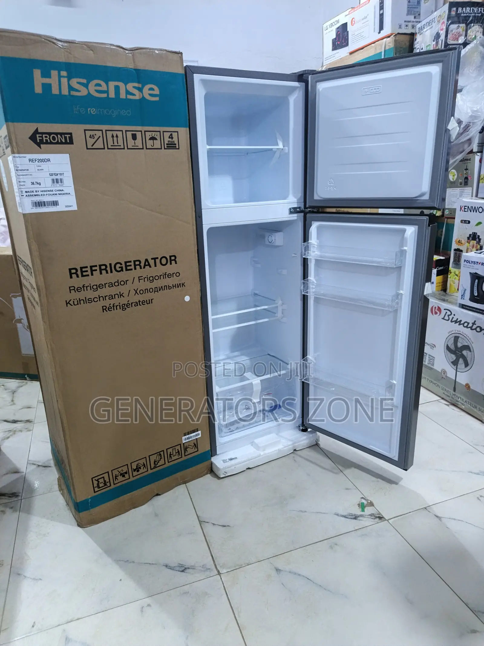 Hisense 200dr Refrigerator – 154l for Home Office