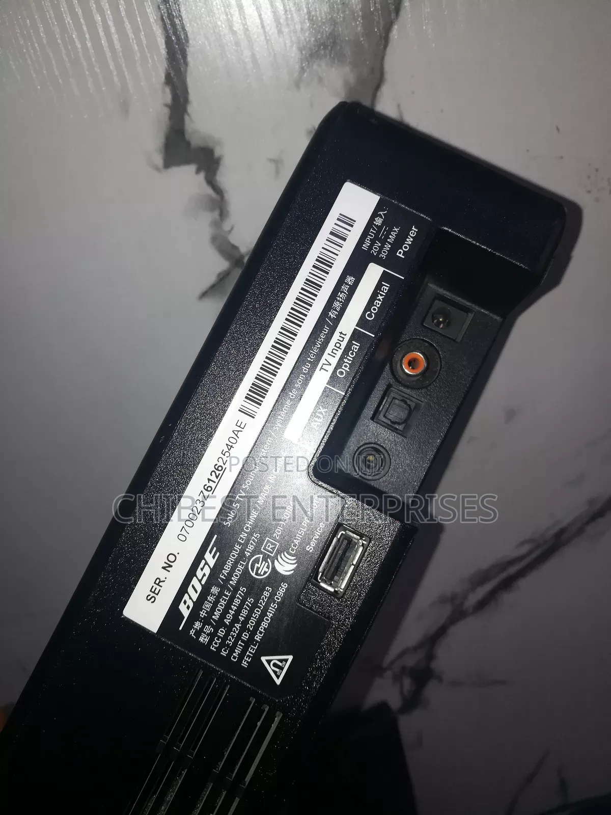 Bose Solo 5 Tv Soundbar Sound System With Bluetooth Connectivity