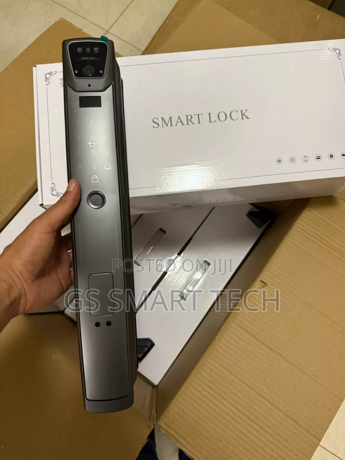 Smart Door Lock With 30*240mm Lock Body 3d Face Recognition Security L