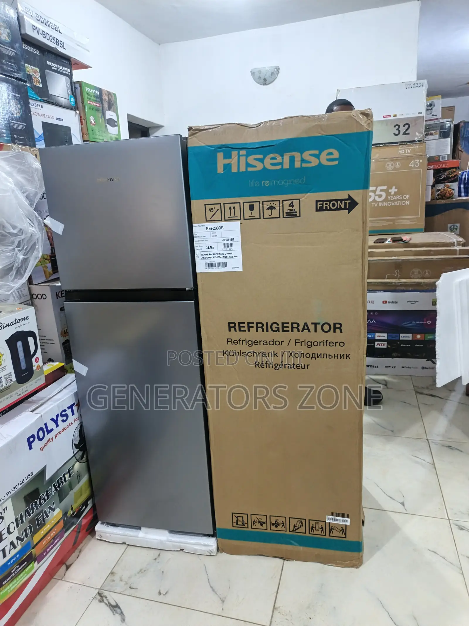 Great Deal – Hisense 200dr 154l Double Door Fridge