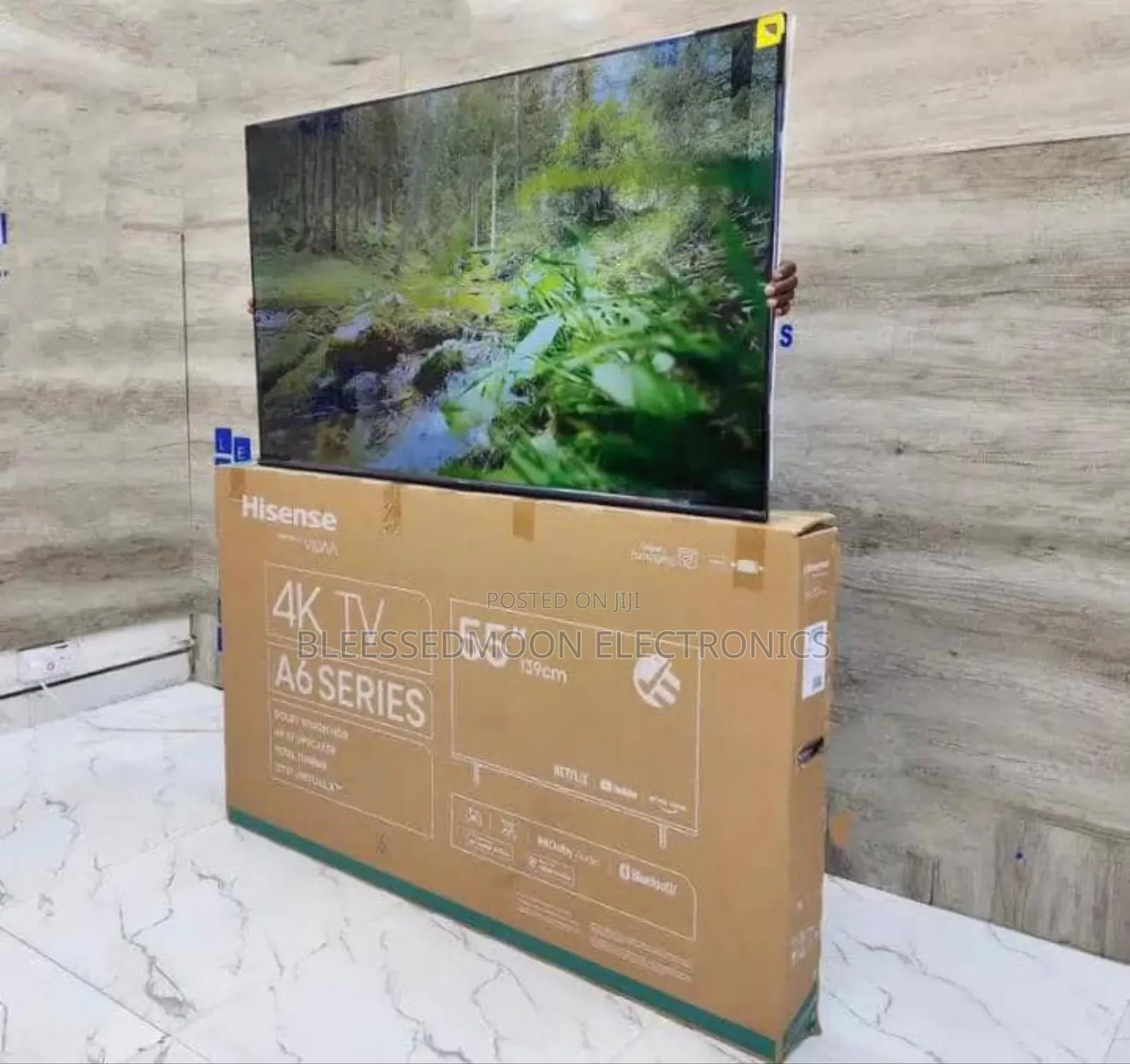 Hisense Expert Smart Tv 55inches Flameless Body (Free Delivery Ph )