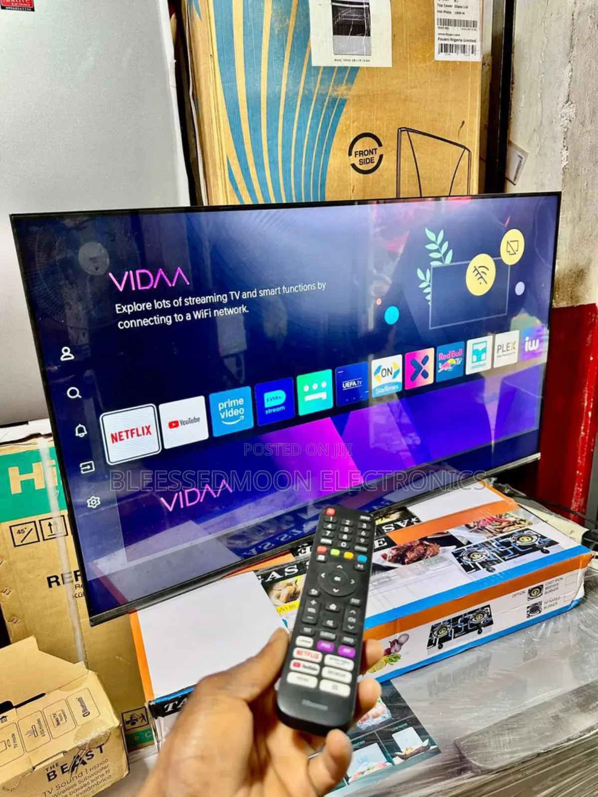 Hisense Expert Smart Tv 55inches Flameless Body (Free Delivery Ph )