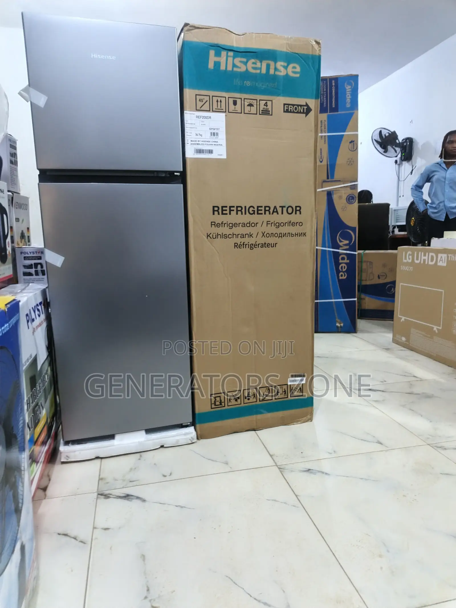 Frost-Free Hisense 200dr 154l Refrigerator – Double Door