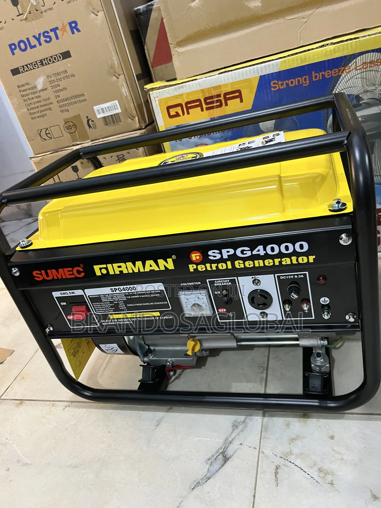 SPG 4000 Firman Gen – Manual Start, Powerful 3.2kva