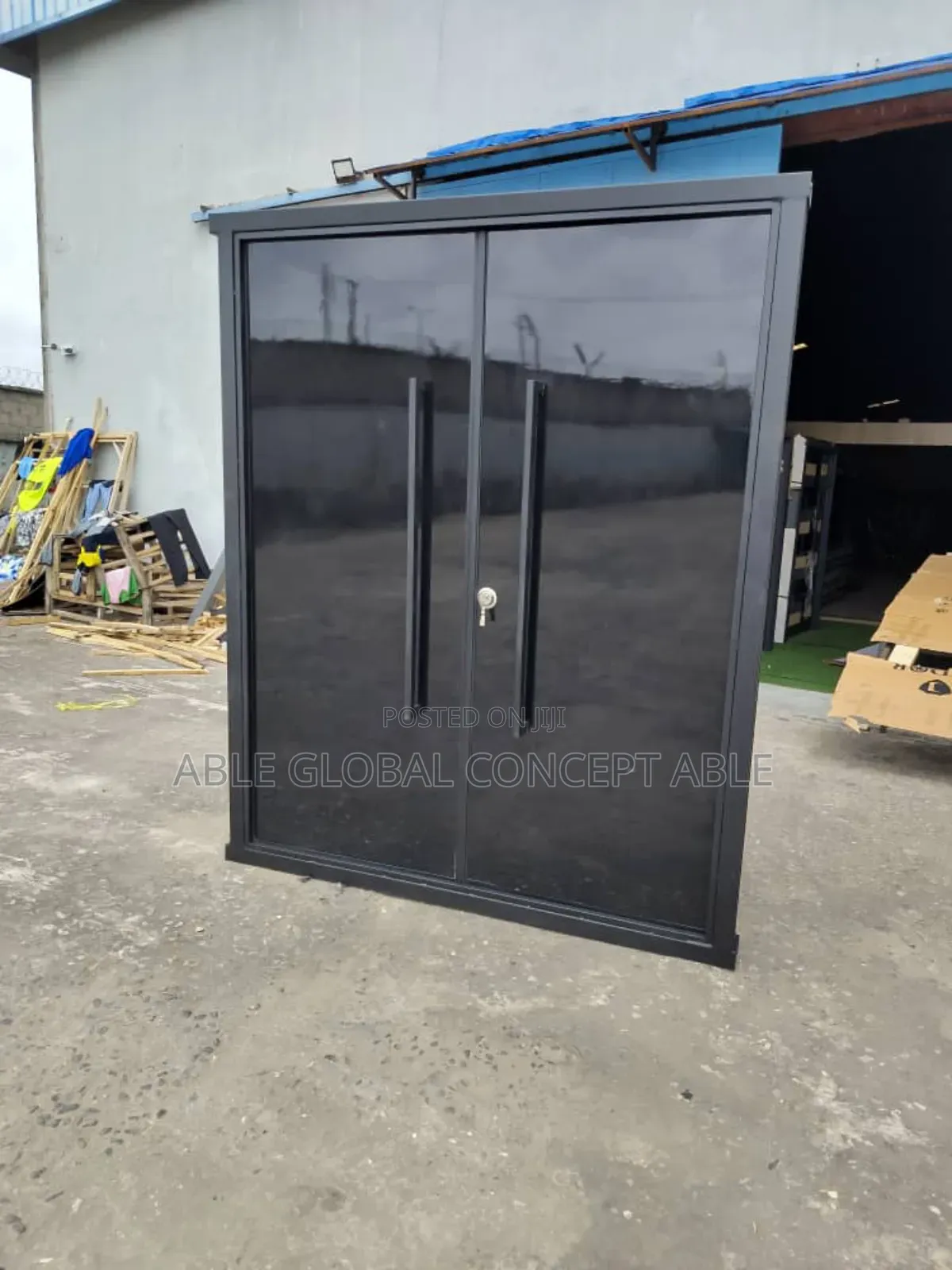 Turkey Door 6ft (Plain Black )