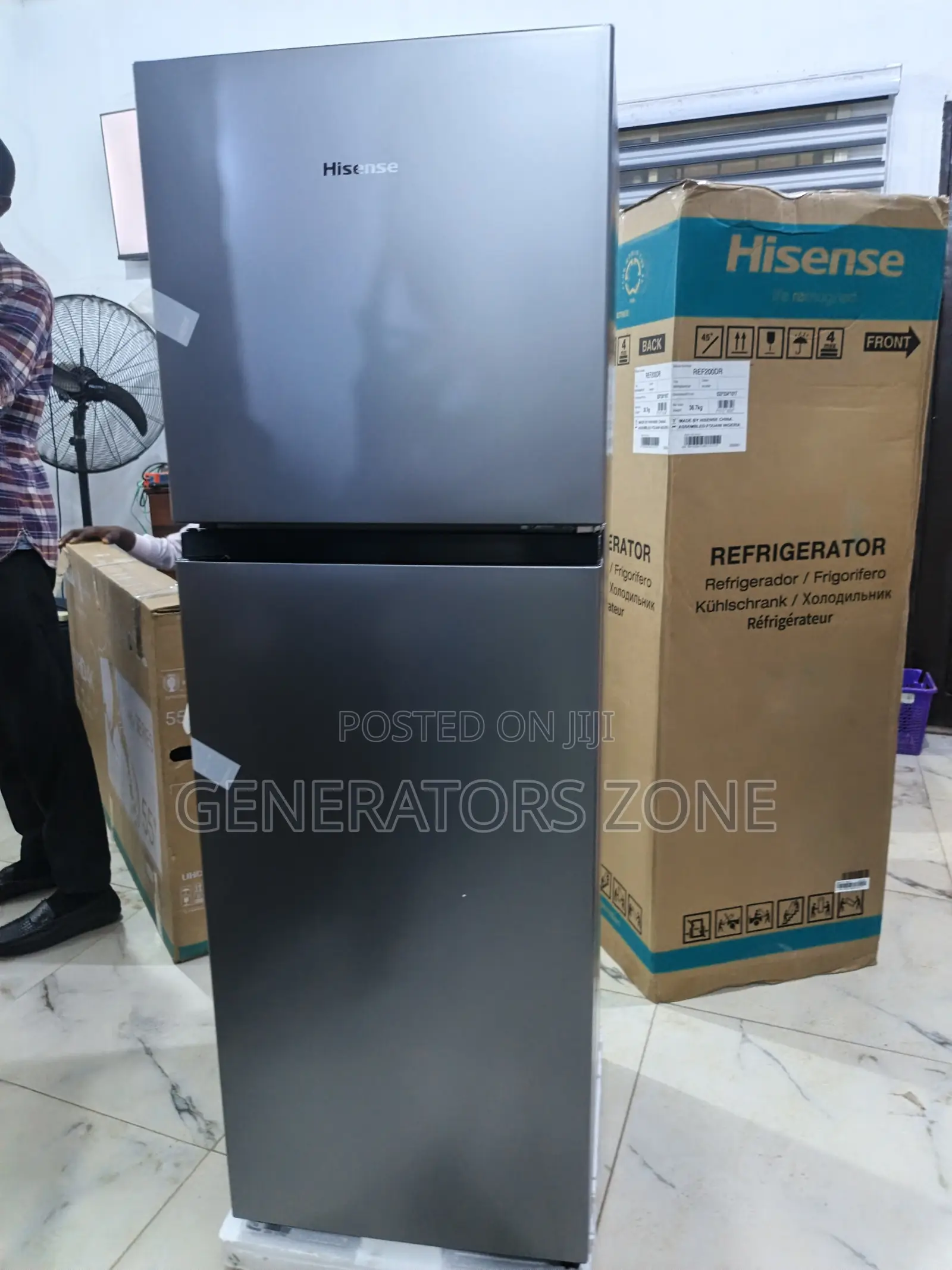 Hisense 200dr 154l Double Door Fridge With Frost-Free Cooling System