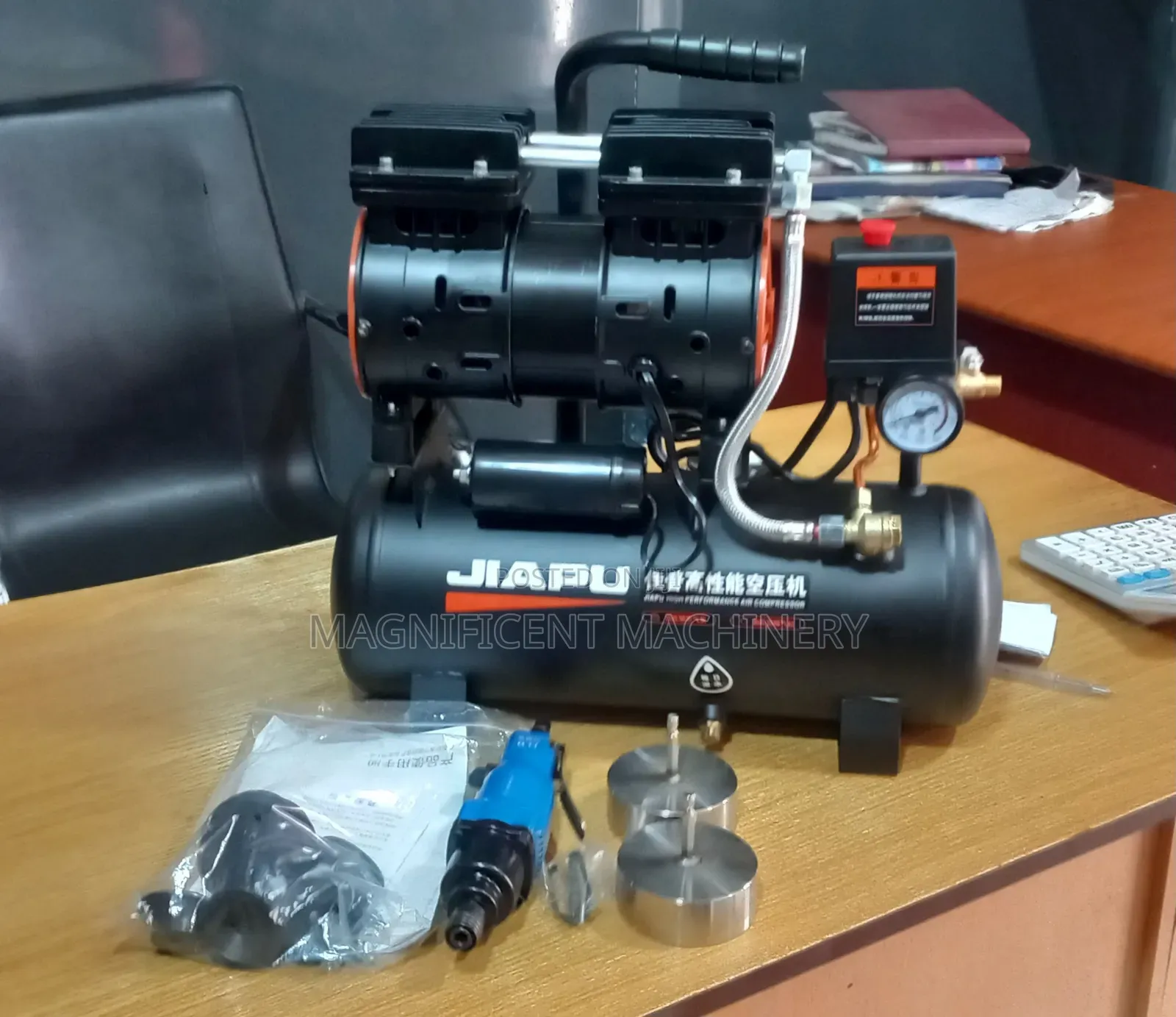 Pneumatic Capping Machine With 70mm/73mm Capping Head and Compressor