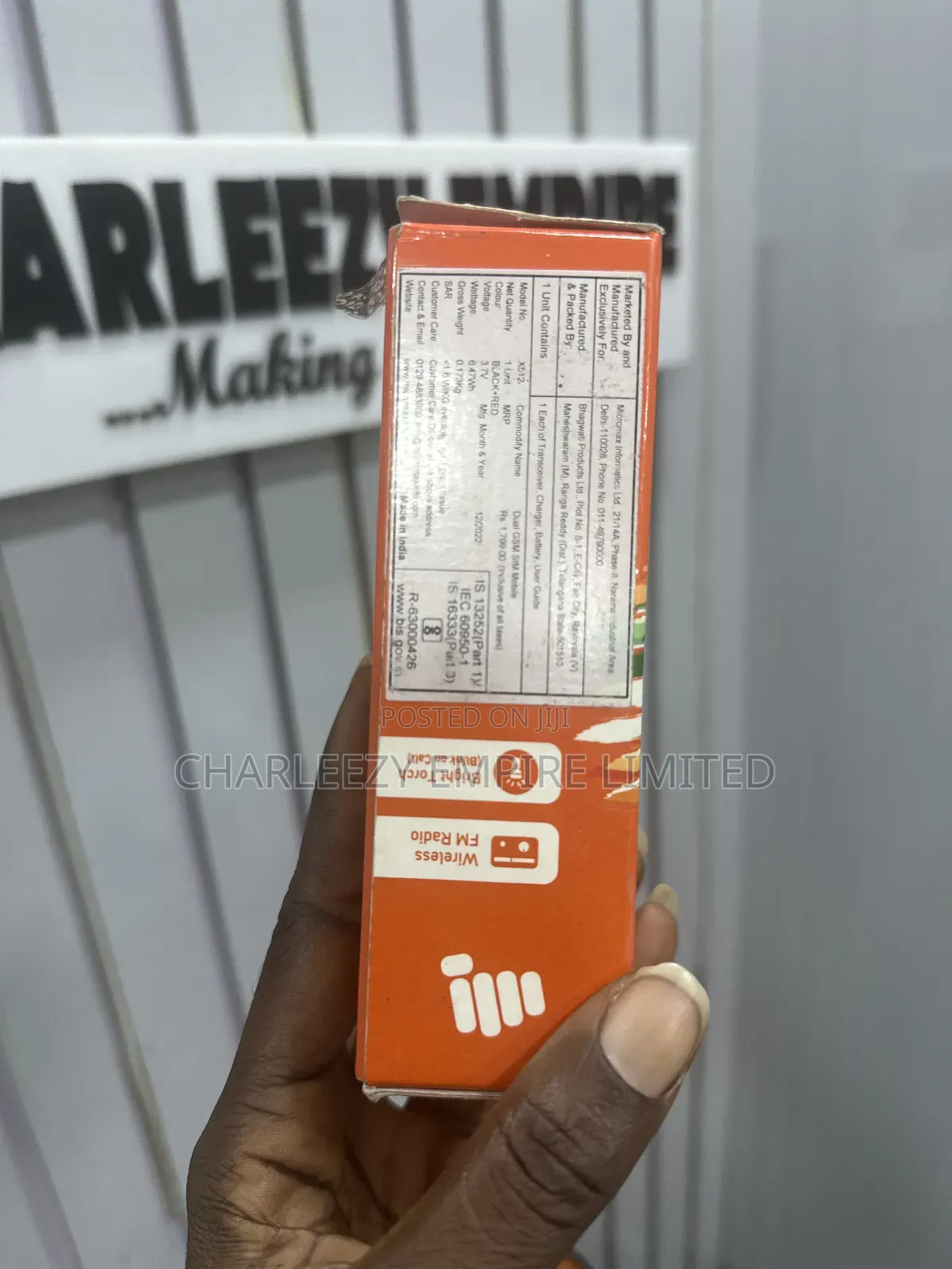 New Micromax X114 Blue