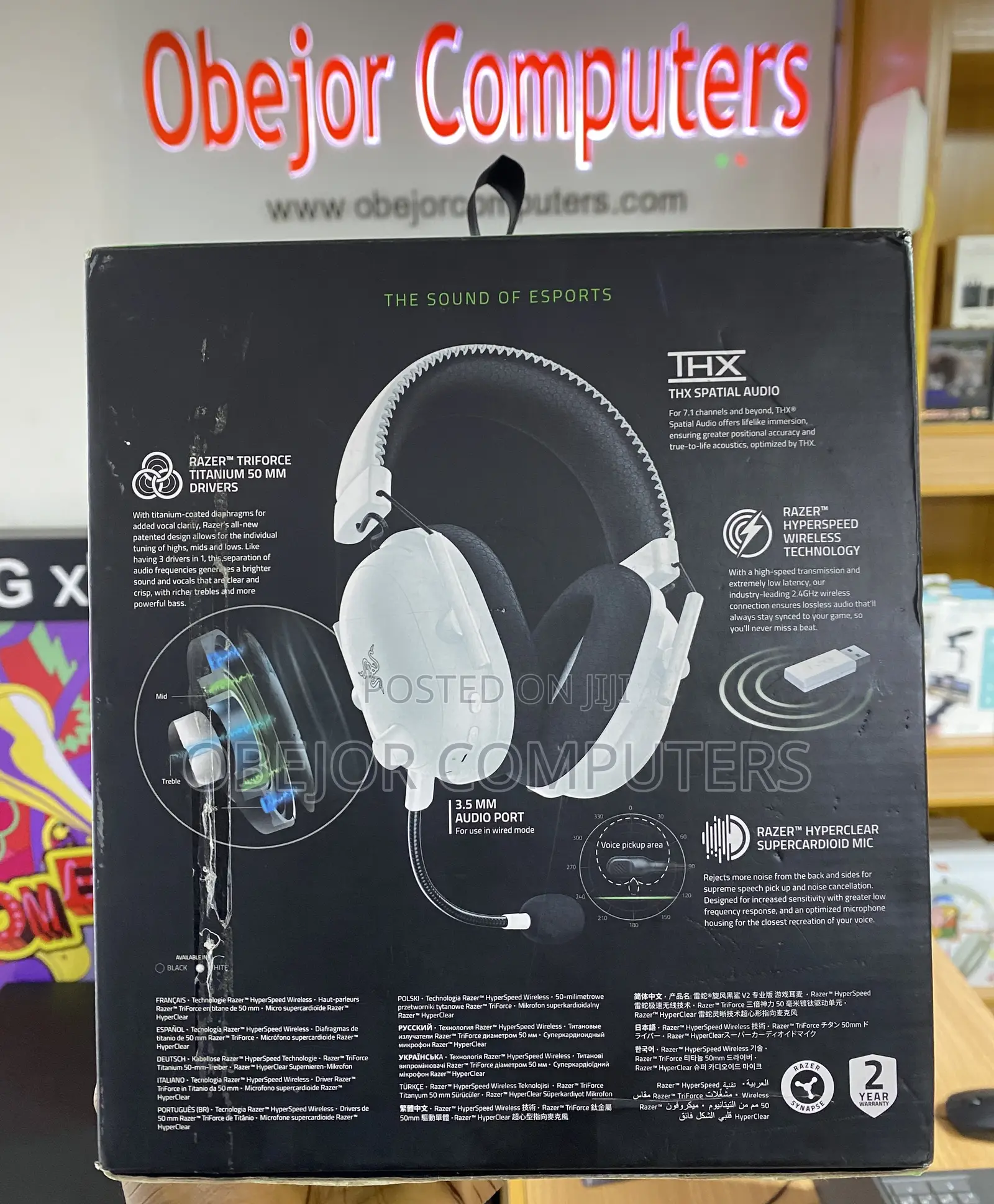Razer Blackshark V2 Pro Wired Gaming Headset