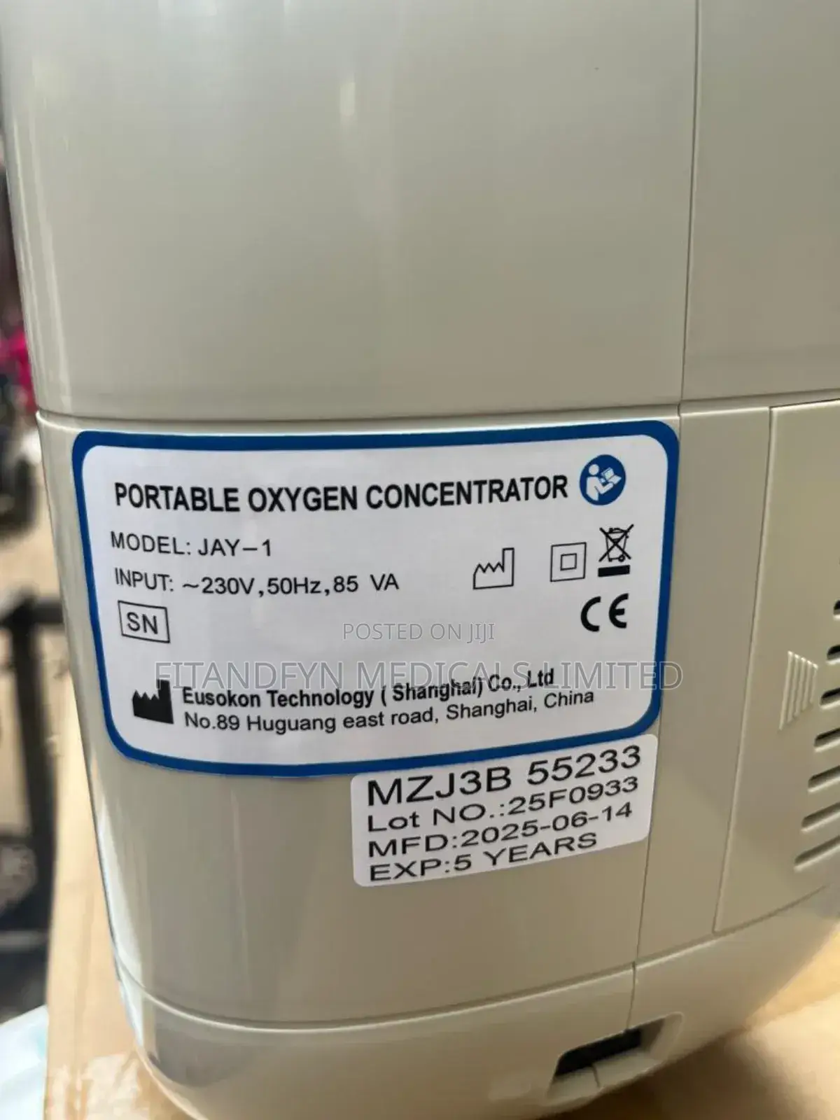 Oxygen Concentrator Portable With Battery Back Up