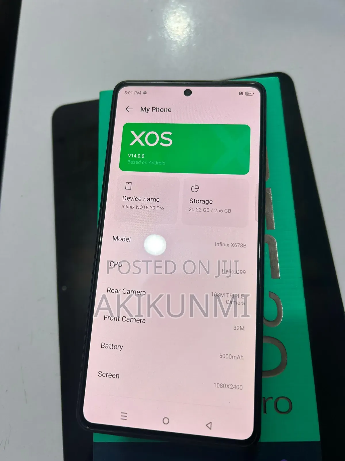 Infinix Note 30 Pro 256 GB Blue