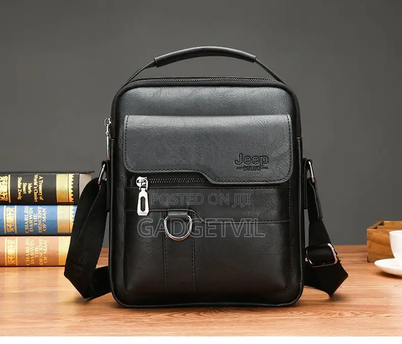 Men's Pu Leather Retro Casual Messenger Shoulder Handbag