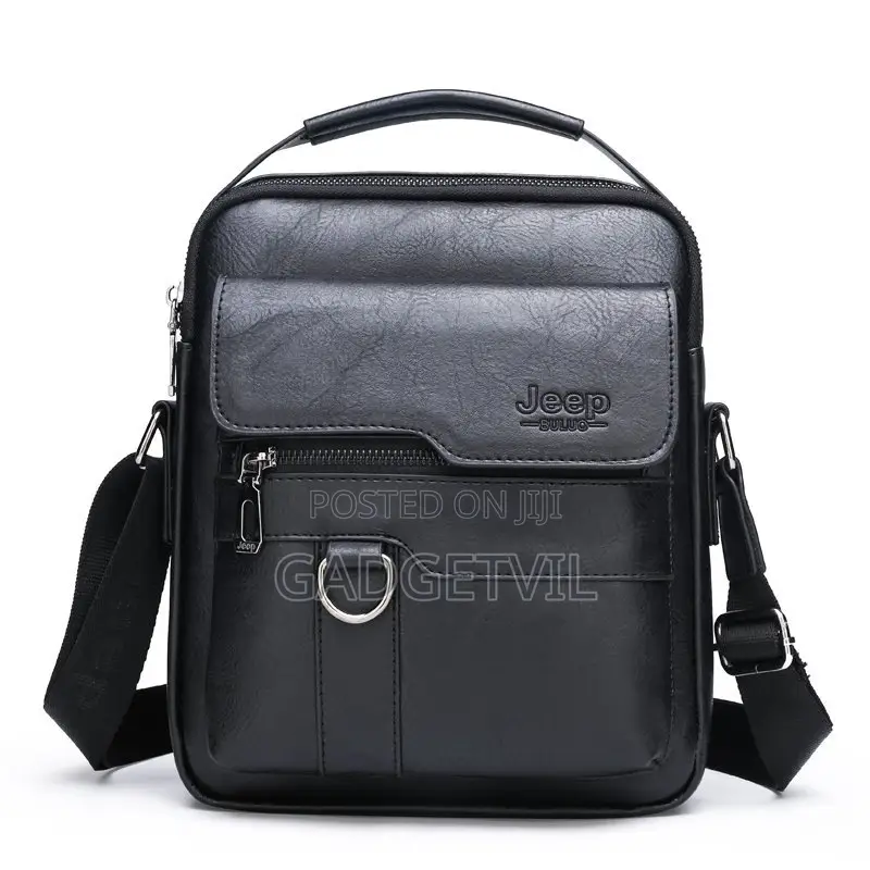 Men's Pu Leather Retro Casual Messenger Shoulder Handbag