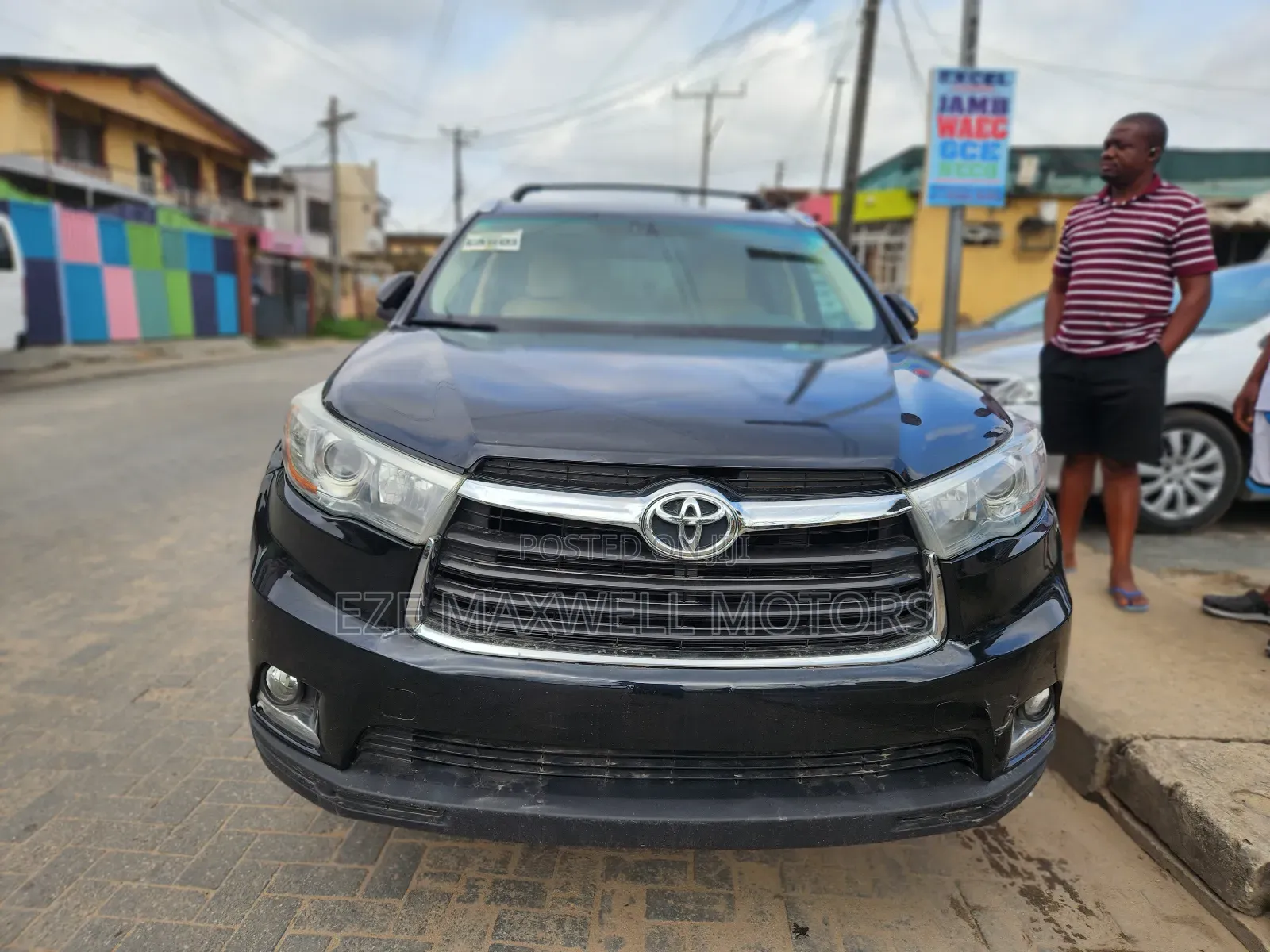 Toyota Highlander XLE V6 4x4 (3.5L 6cyl 6A) 2016 Black