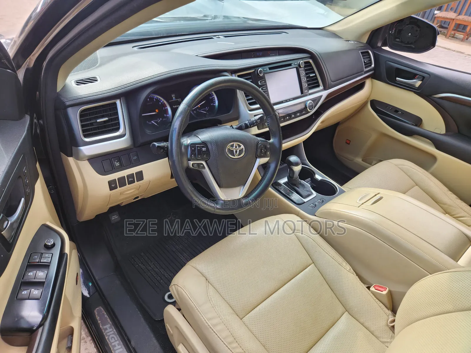 Toyota Highlander XLE V6 4x4 (3.5L 6cyl 6A) 2016 Black