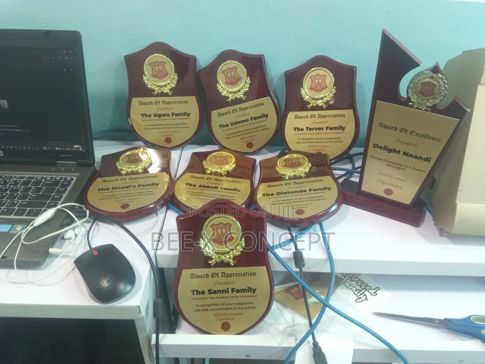 Wooden Award Plague