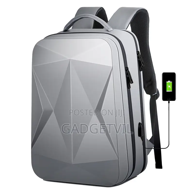 Men's Waterproof Large Capacity Abs Hard Shell Backpack