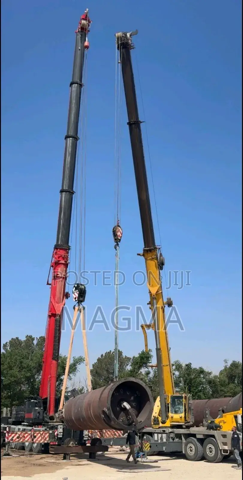 100 Ton Crane for Rent – Reliable Heavy Lifting Equipment