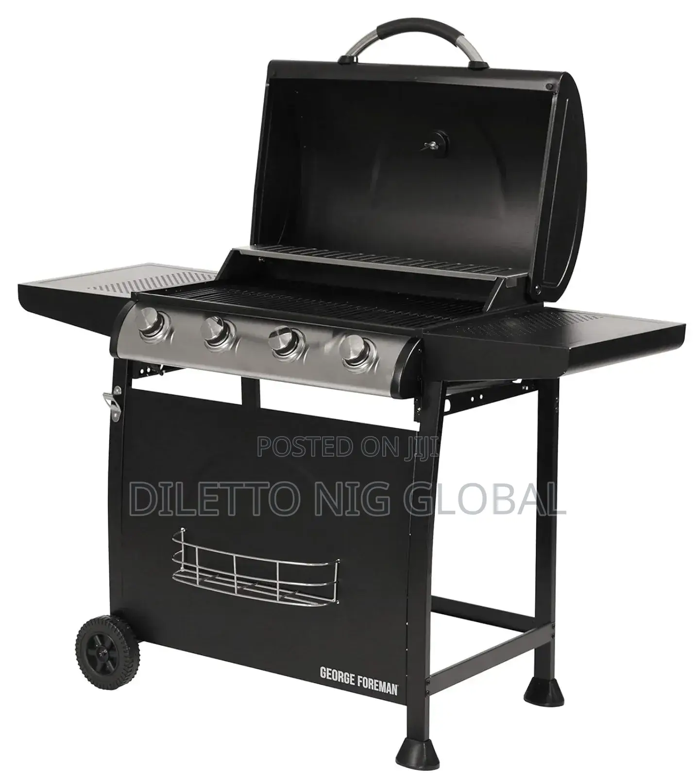 George Foreman 4 Burner Gas BBQ Grill With Automatic Ignition
