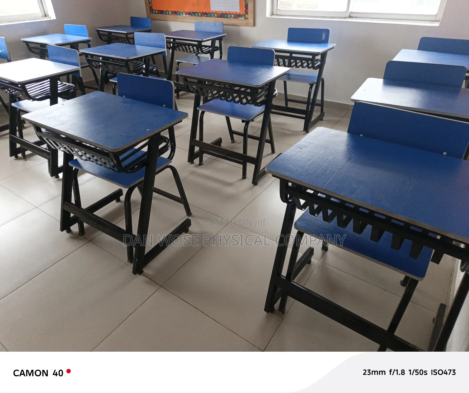 Single Desk and Seat Seperate