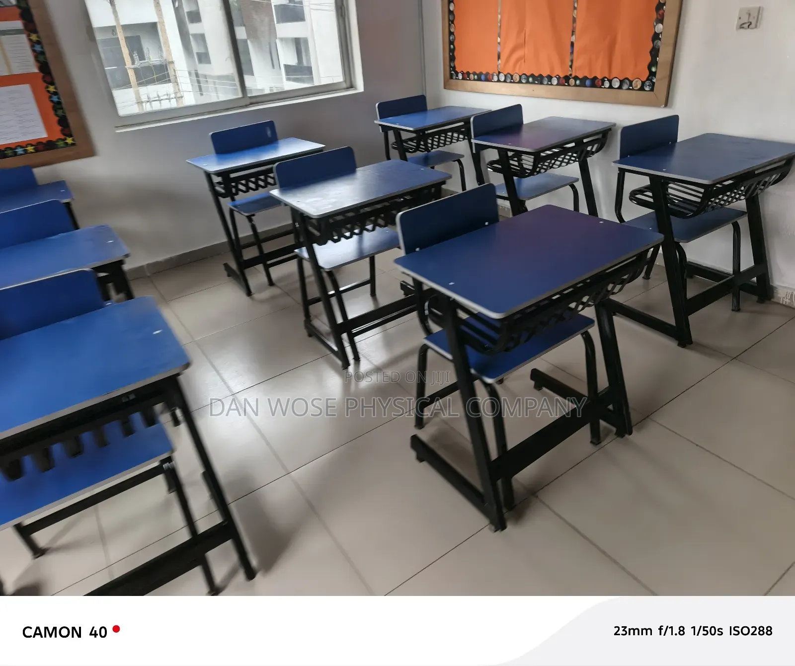 Single Desk and Seat Seperate