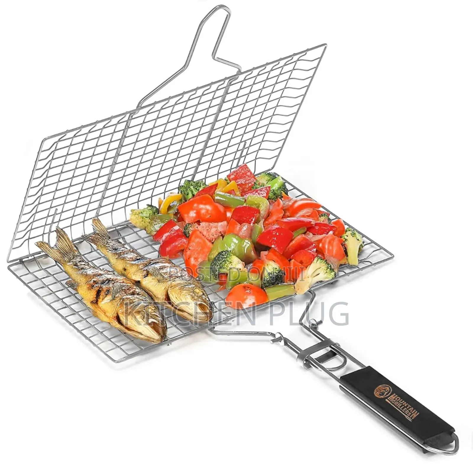 Portable Bbq Grilling Basket, 『 26 X 26 Cm 』 Steel