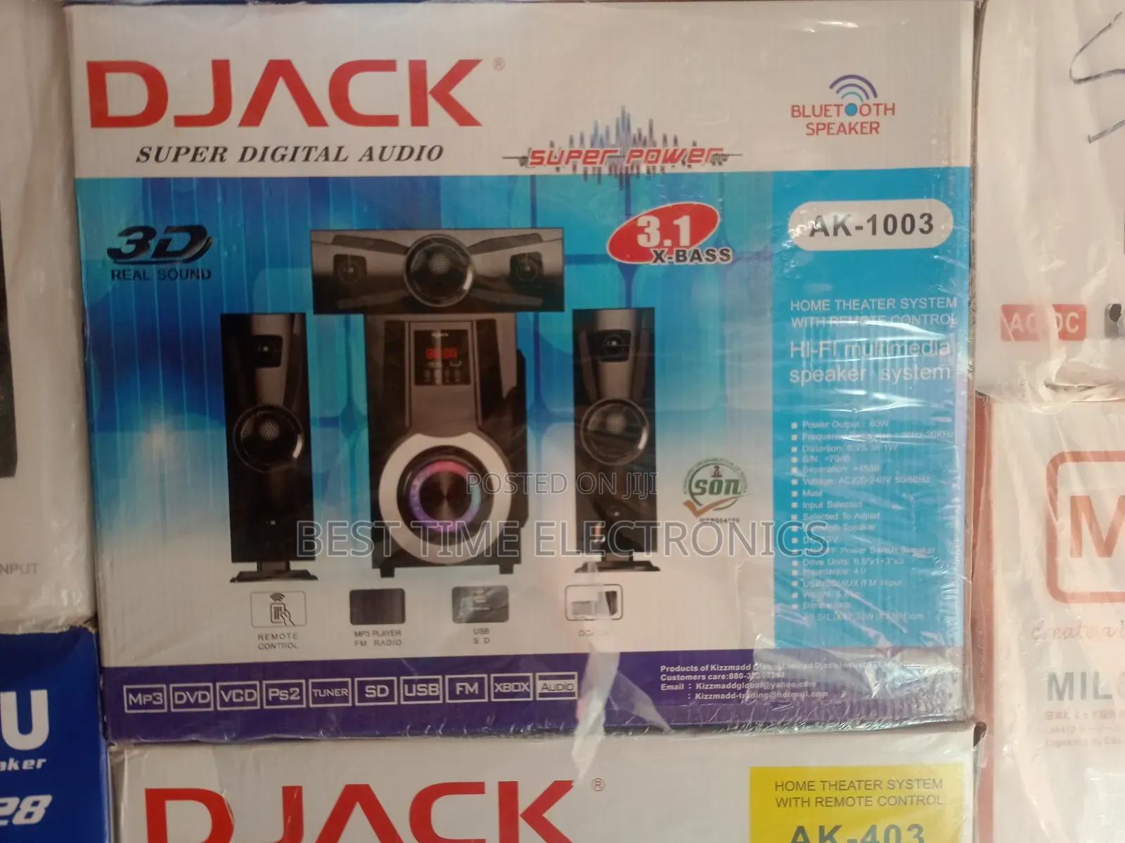 Djack Home Theater System With Remote Control (Ak - 1003)