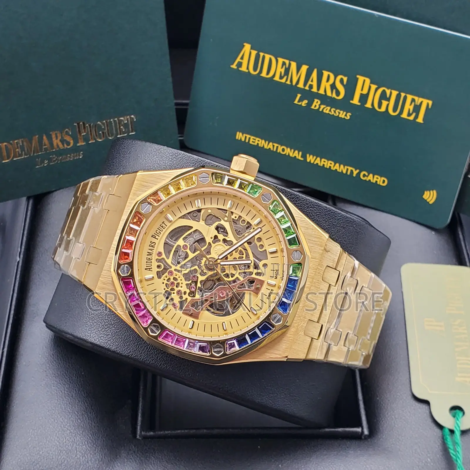 Audemars Piguet Quality Luxury Men Chain Strap Wristwatch