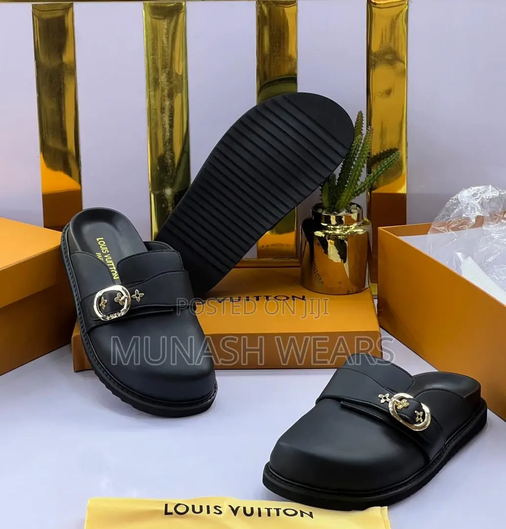 Louis Vuitton Mule Black 40-46