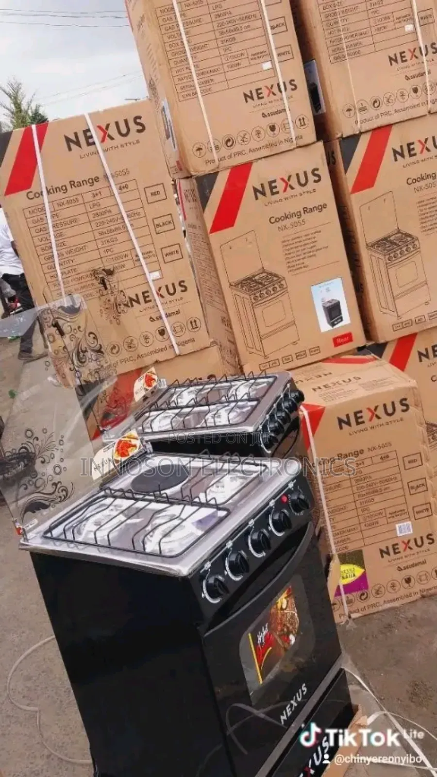 Nexus Standing Gas 3gas One Hot Plate 50*50