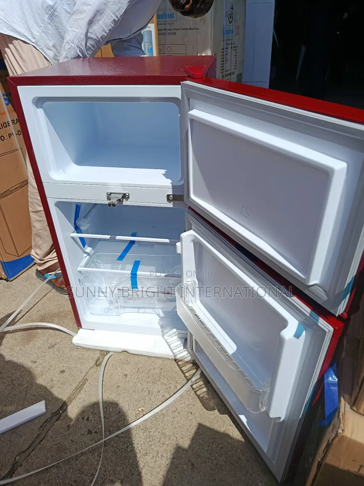 Polystar Double Door Fridge 100l Three Years Warranty