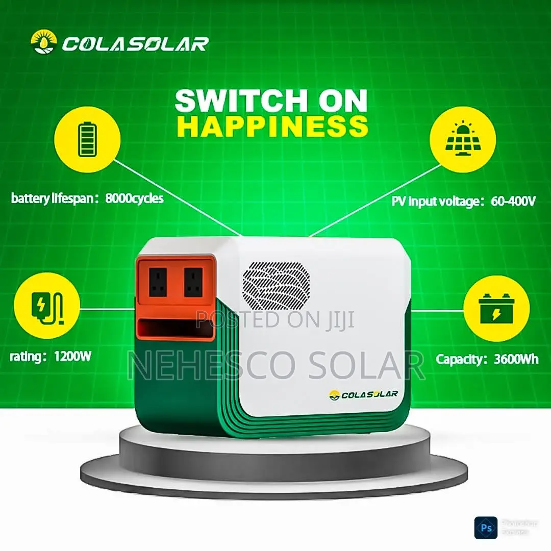 3.6kwh Cola Solar Solar Gen for Homes and Businesses.