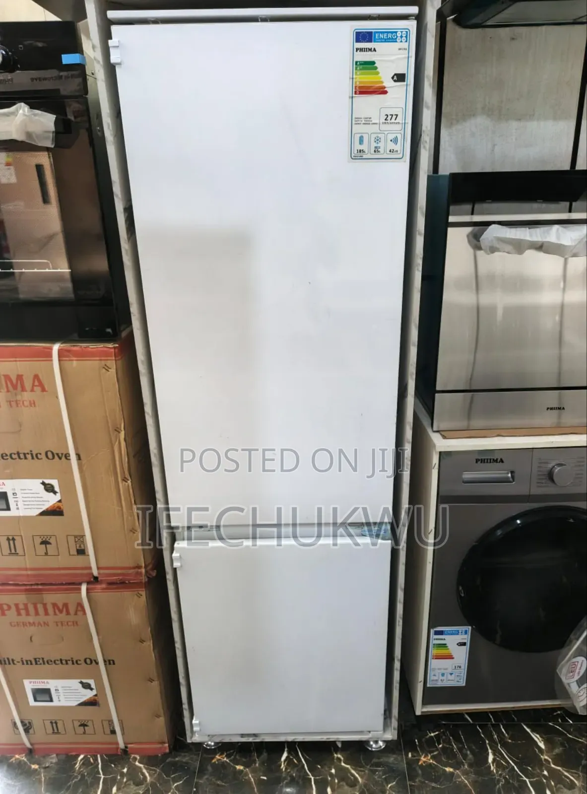 Original Phiima German Technology Inbuilt Inverter Fridge Freezer