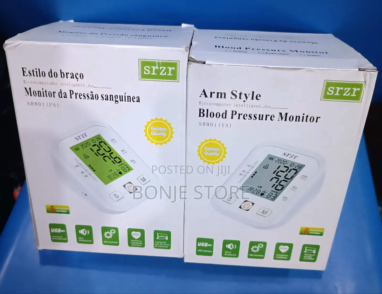 Arm Style Blood Pressure Monitor - Automatic Microcomputer Intelligent