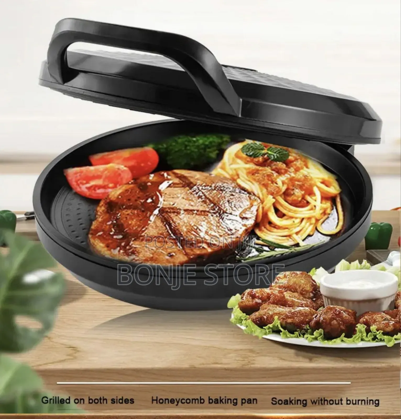 Electric Pizza Pan - For Frying, Roasting, Baking and Making Pizza