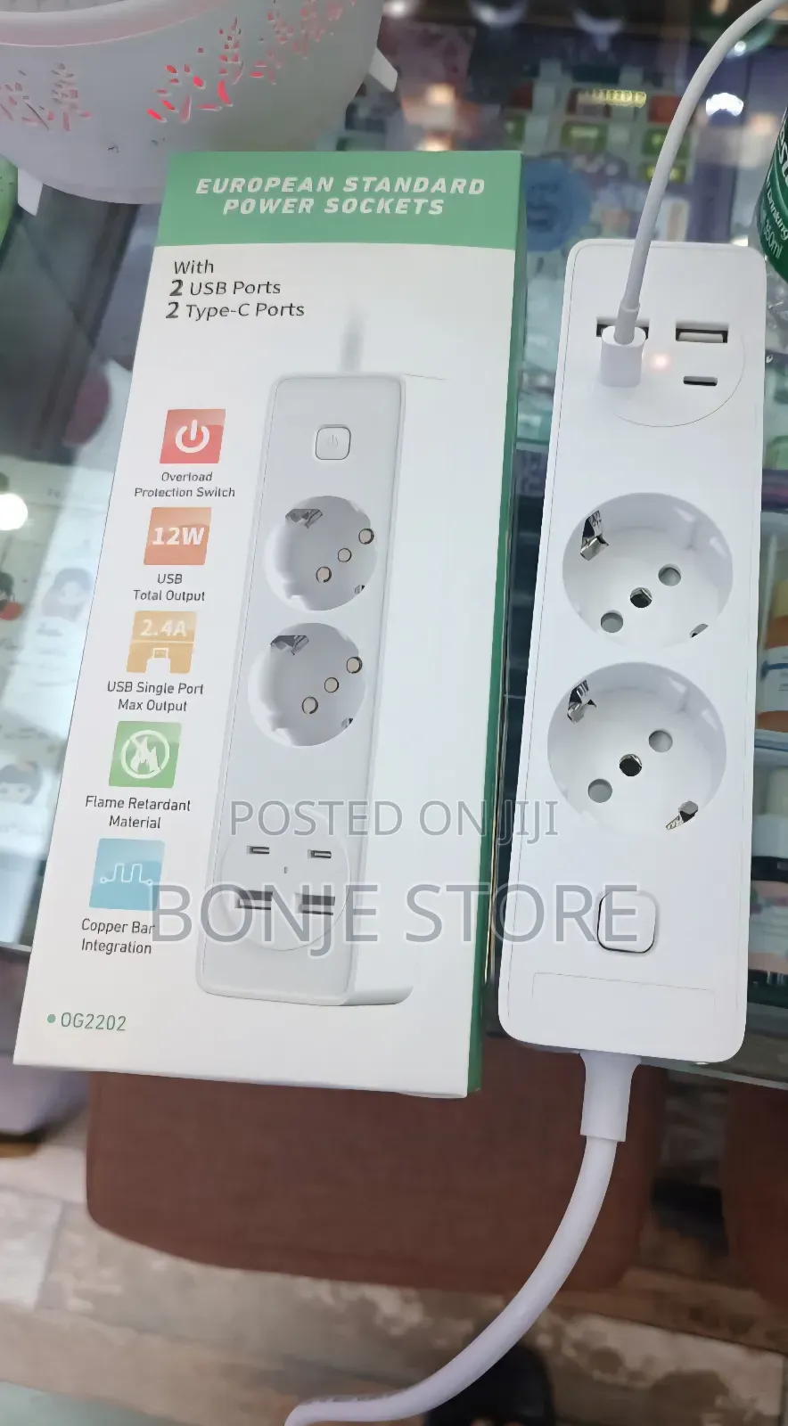 European Standard Power Socket - With 2 Usb Ports 2 Type C Ports