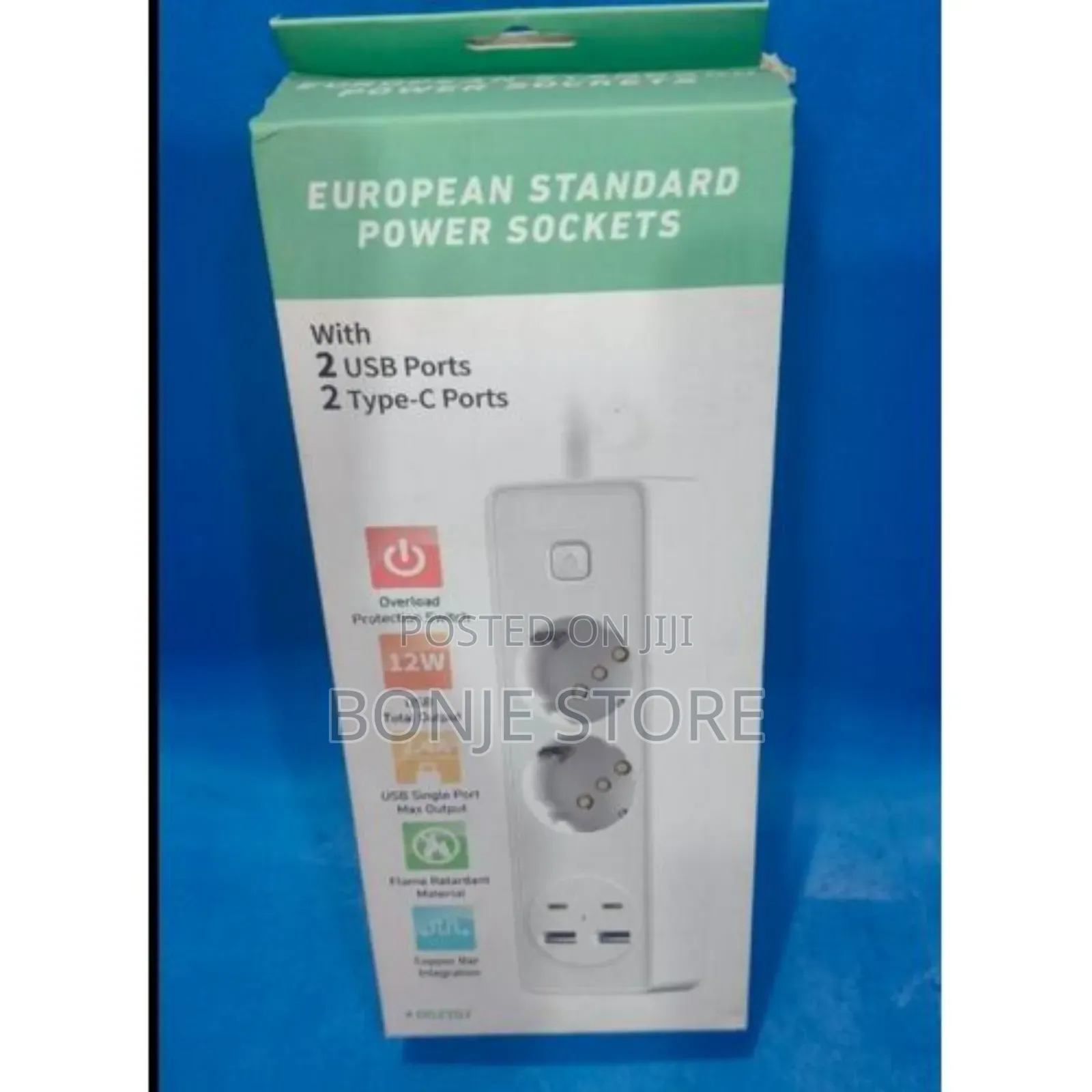 European Standard Power Socket - With 2 Usb Ports 2 Type C Ports