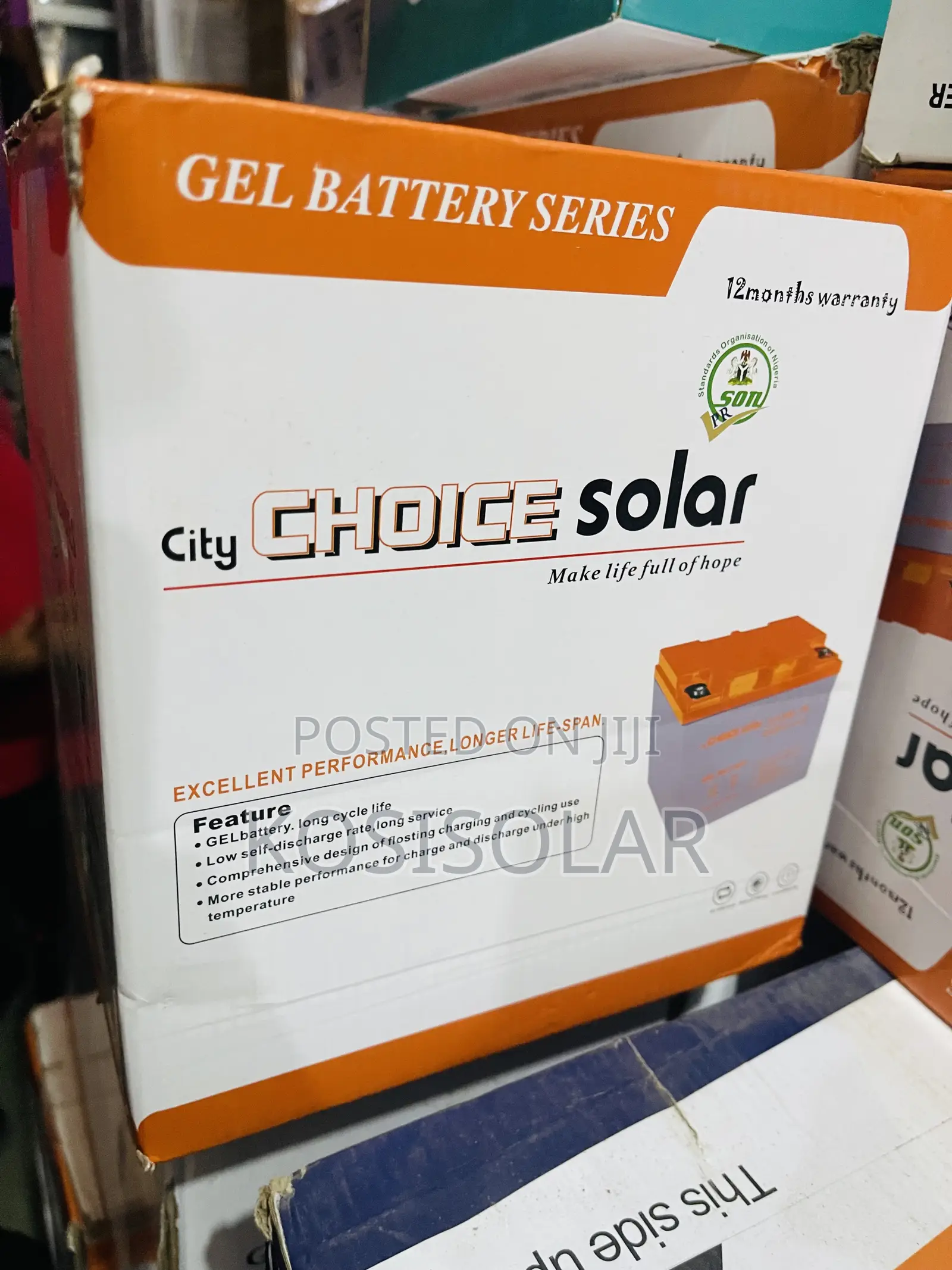 40ah 12v Choice Solar Dry Cell Battery