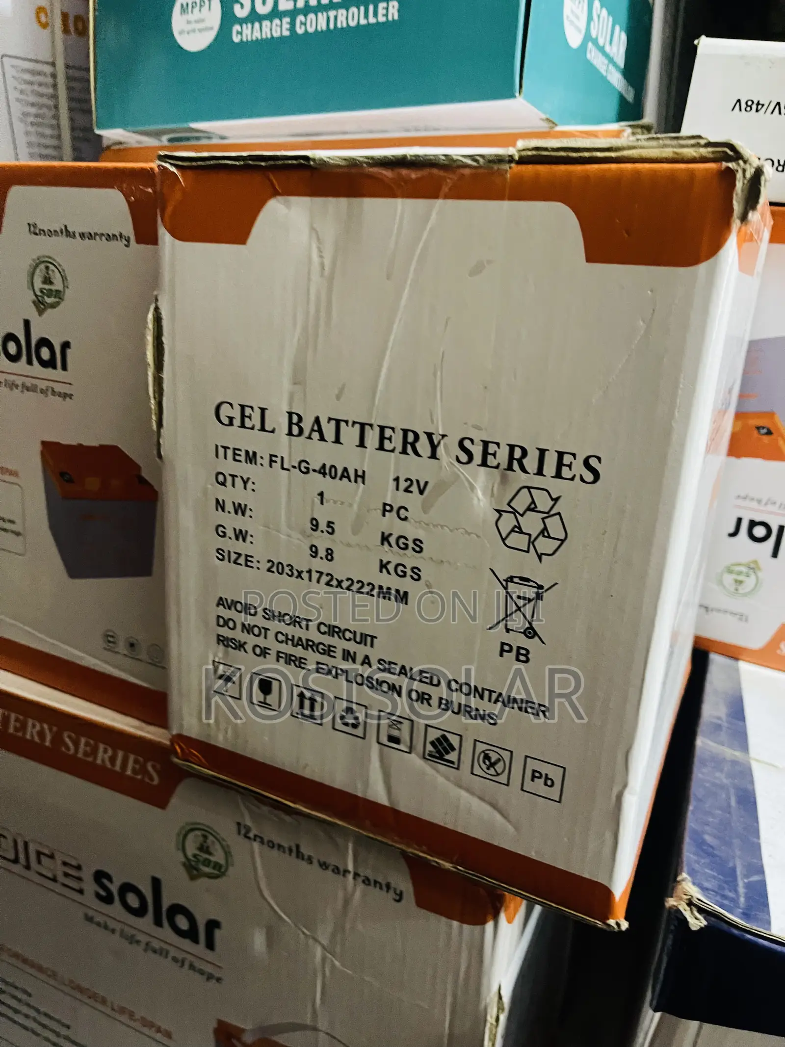 40ah 12v Choice Solar Dry Cell Battery