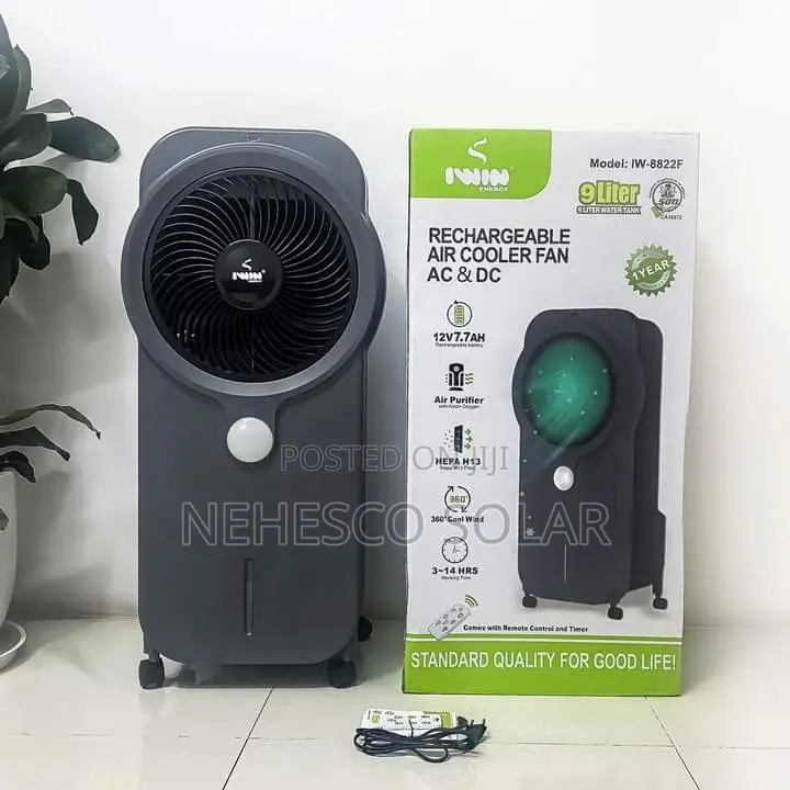Rechargeable Air Super Cooler Fan (Ac/Dc)